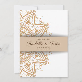 Ornament elegant Wedding invitation 