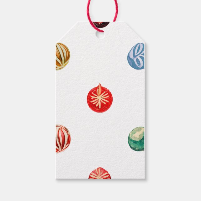 Ornament Envelope Liner Gift Tags (Front)