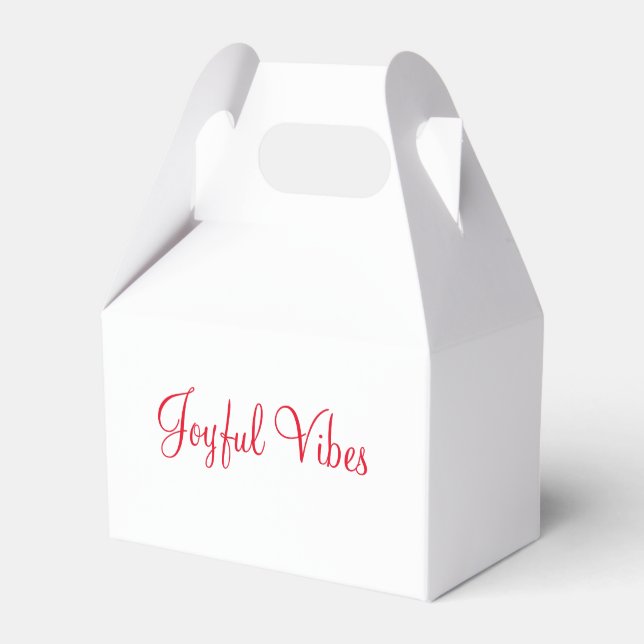Ornament Favor Box (Front Side)