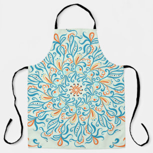 Ornament for ceramic tile. Abstract pattern. Apron