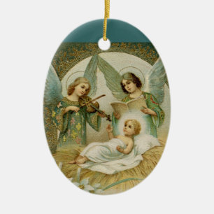 Ornament: Gloria in Excelsis Deo Ceramic Ornament