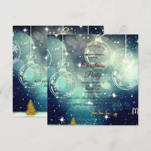 Ornament, golden reindeer and Santa Claus