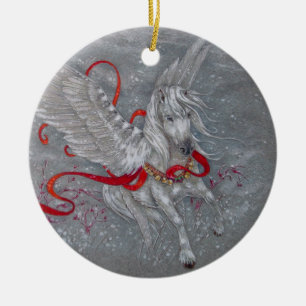 Ornament - Holiday Pegasus