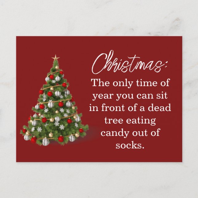 Ornament Holiday Postcard (Front)