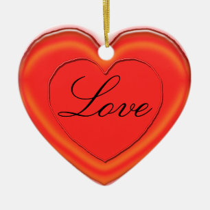 Ornament - Jelly Heart with Names