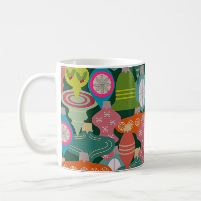 Ornament Jumble Coffee Mug (Left)