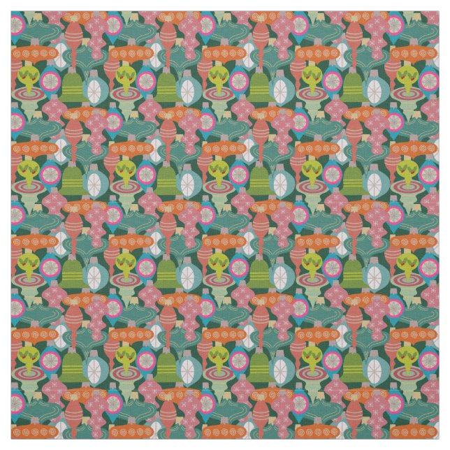 Ornament Jumble Fabric (Swatch)