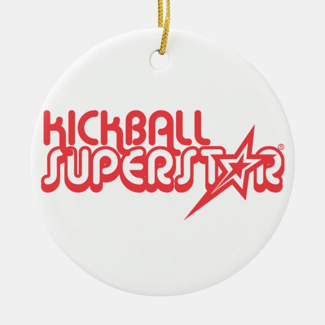 Ornament - Kickball Superstar (Front)