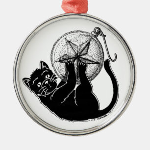 Ornament Kitty Round Ornament