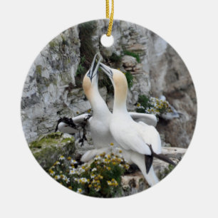 Ornament: Loving Gannets Ceramic Ornament