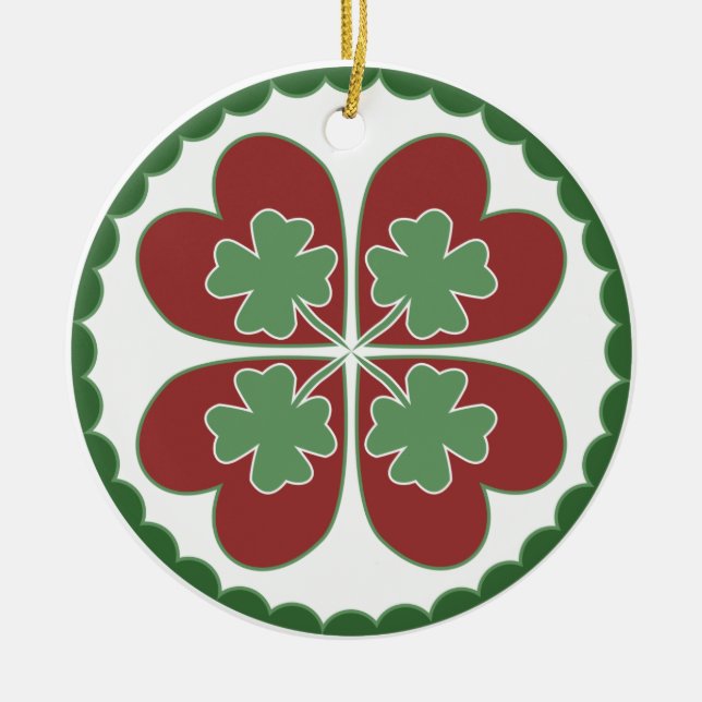 Ornament - Lucky in Love Hex (Front)