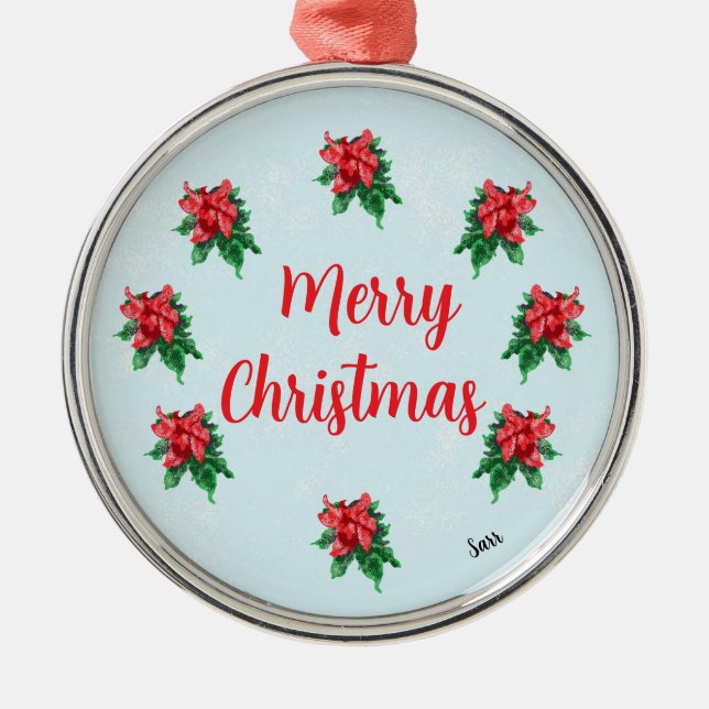 Ornament : Merry Christmas   (Front)