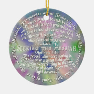 ORNAMENT Messianic Prophecies ISAIAH 65:1 Matthew
