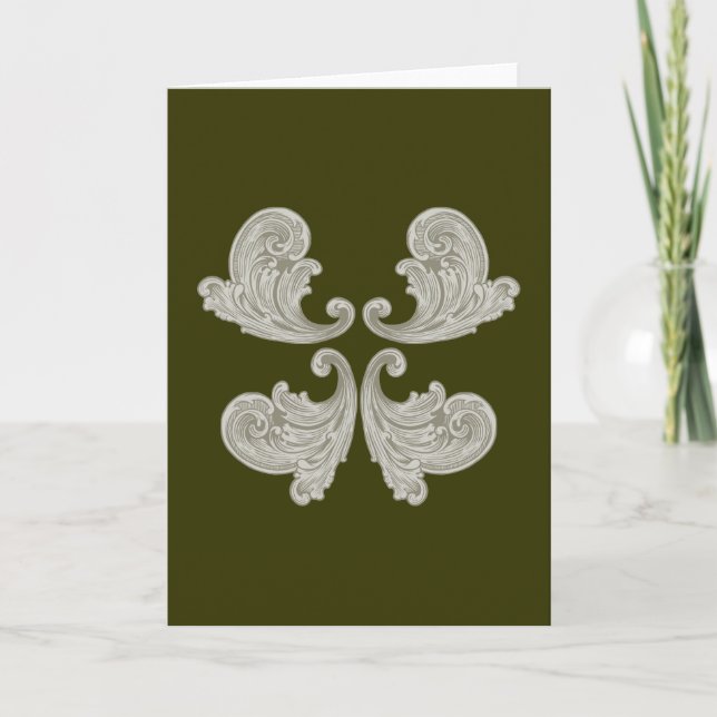 Ornament Mittelalter medieval Card (Front)