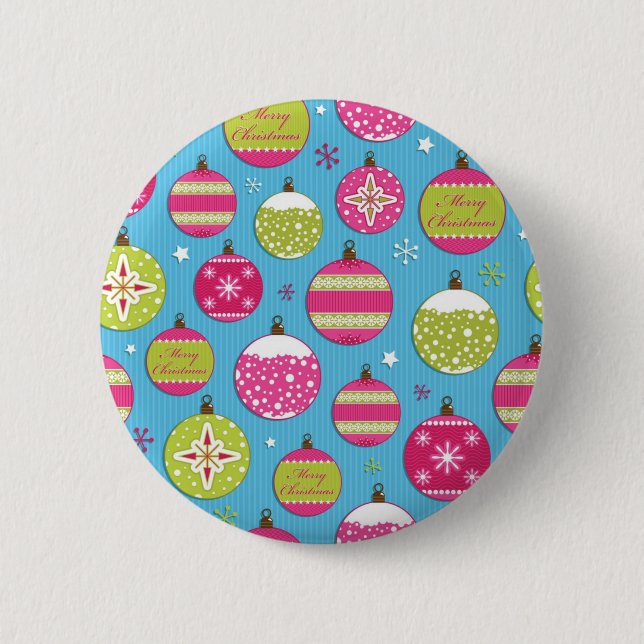Ornament pattern 2 inch round button (Front)