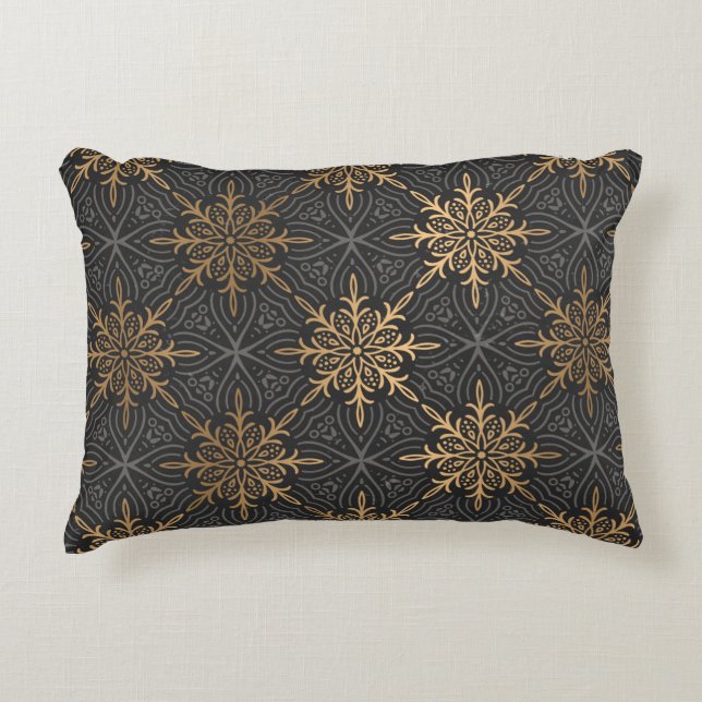 Ornament Pattern 3 Accent Pillow (Front)