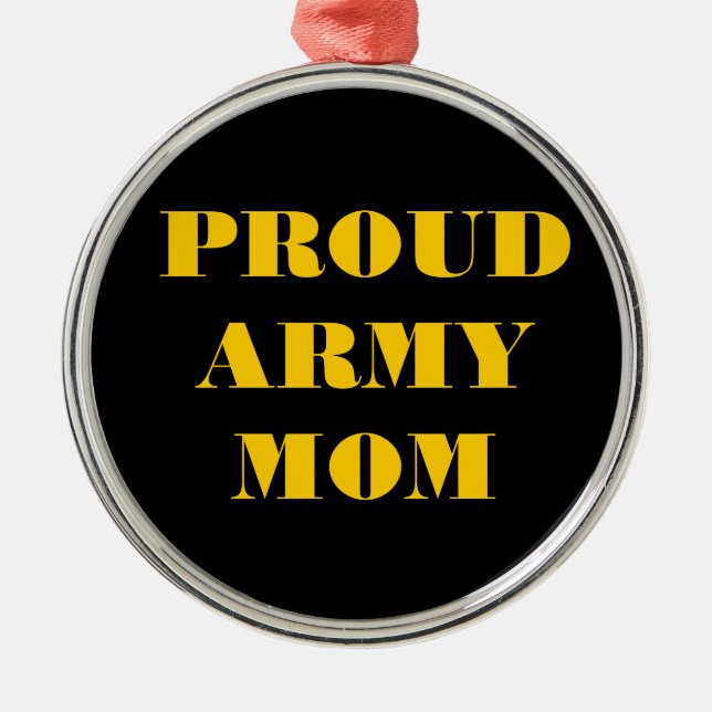 Ornament Proud Army Mom (Front)