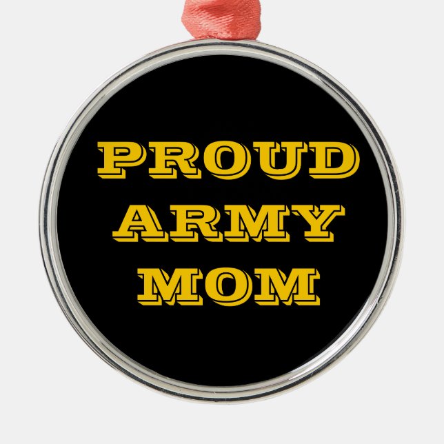 Ornament Proud Army Mom (Front)