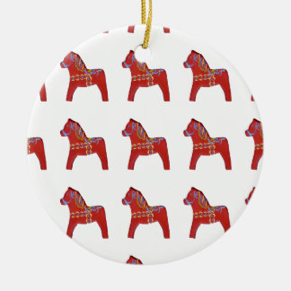 Ornament red Dala horse