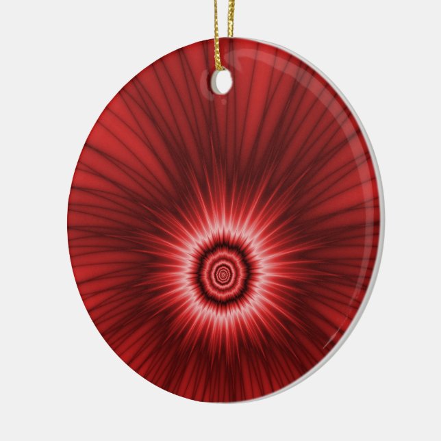 Ornament  Red Explosion (Left)