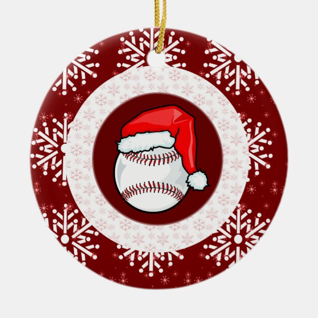 Ornament - Santa Baseball (Front)