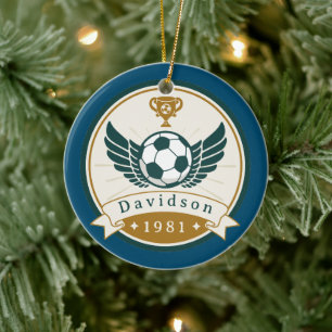 Ornament - Soccer - Personalized - Add Name