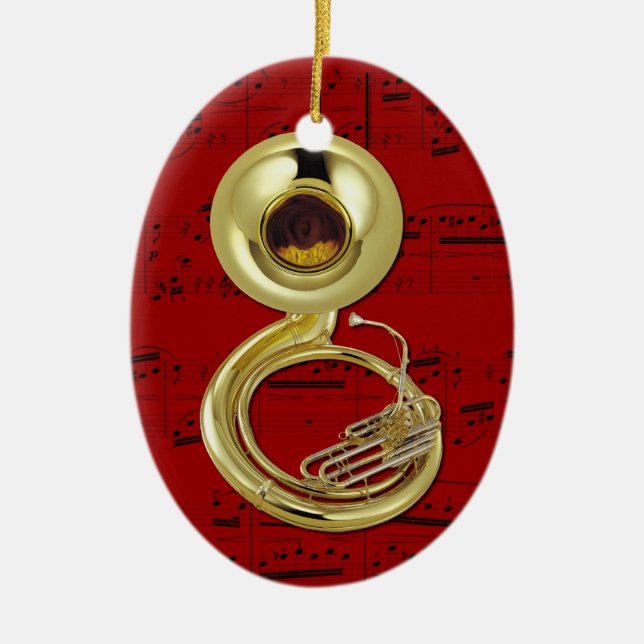 Ornament - Sousaphone (Tuba) - Pick your colour (Front)