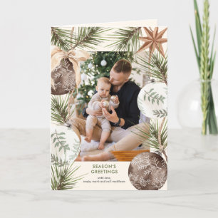 Ornament Surround Photo Holiday Card