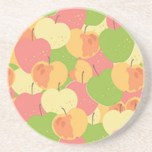Ornament With Apples Coaster