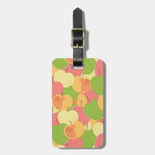 Ornament With Apples Luggage Tag