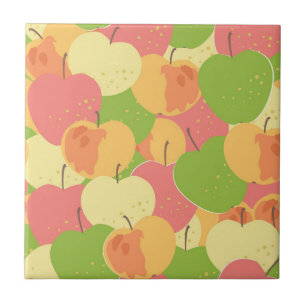 Ornament With Apples Tile