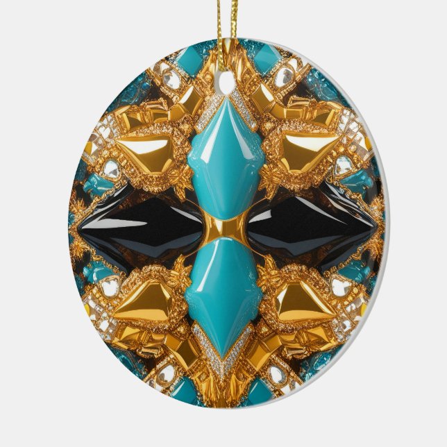 Ornament with Bahamas Colours Design (Left)