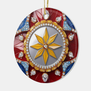 Ornament with Colombian Colours Design