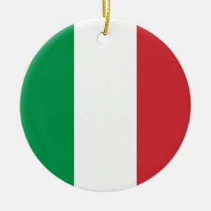 Ornament with flag of Italy