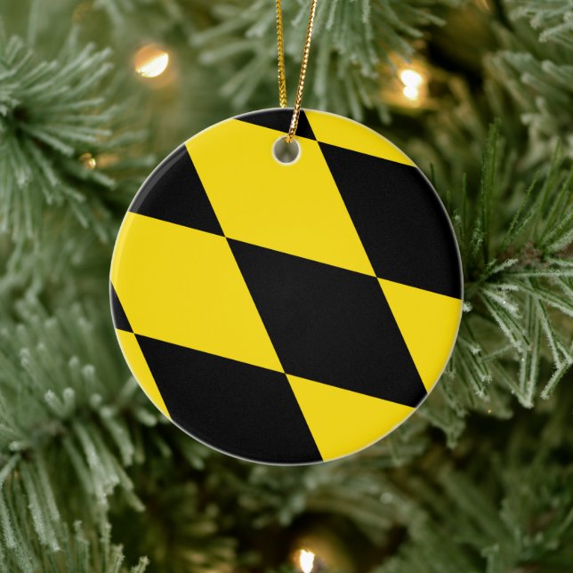 Ornament with flag of Munich, Germany (Tree)