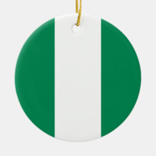 Ornament with flag of Nigeria