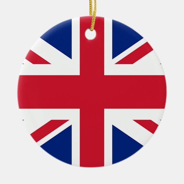 Ornament with flag of United Kingdom (Front)
