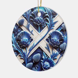 Ornament with Scottish Thistles Design