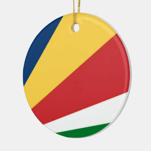Ornament with Seychelles Colours Design