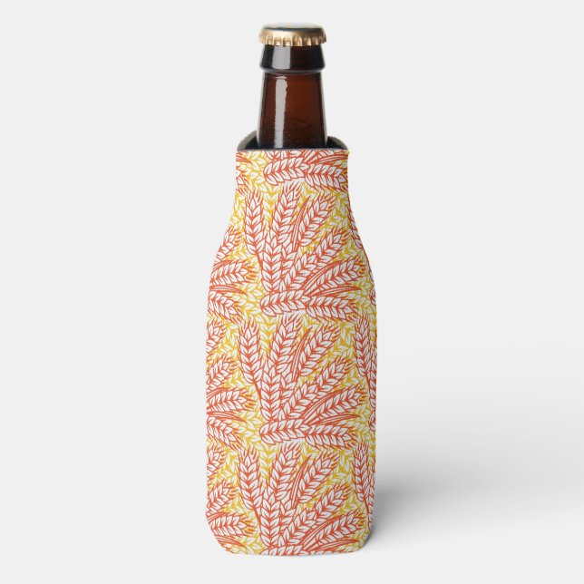 Ornament with wheat ears bottle cooler (Bottle Front)