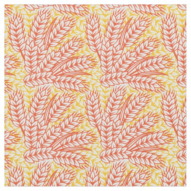 Ornament with wheat ears fabric (Close Up)