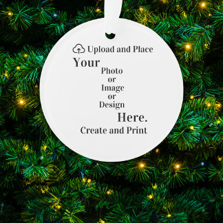 Ornament Your Design or Photo Upload