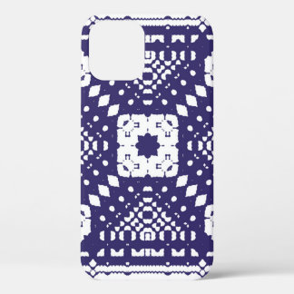 Ornamental azulejo portugal tiles decor. Hand draw iPhone 12 Case