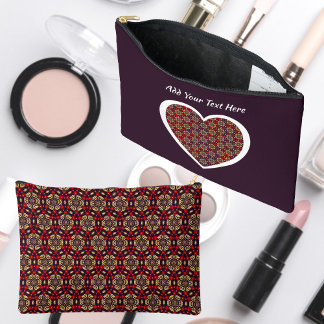 Ornamental Cherry Blossom Pattern Cosmetic Bag