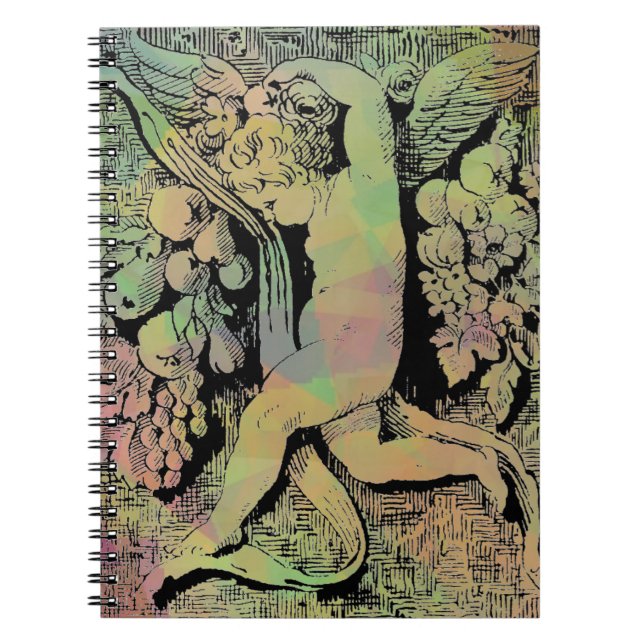 Ornamental Cherub Notebook (Front)
