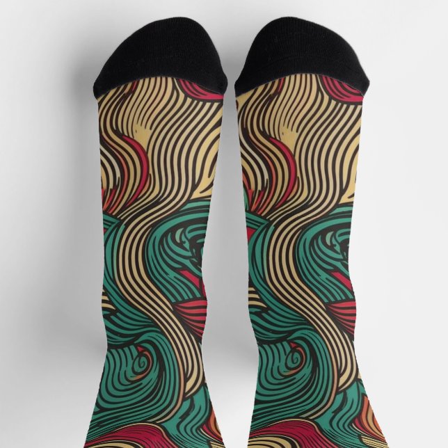 Ornamental Crew Socks (Top)
