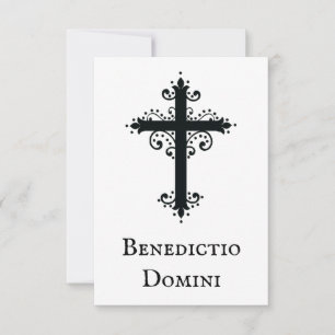 Ornamental Cross Roots of Faith Holy Card