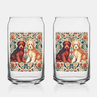 Ornamental Dogs Textile Art inspired by William