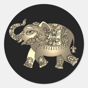 ornamental elephant stickers