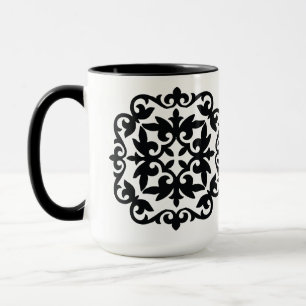 Ornamental Floral Design Mug